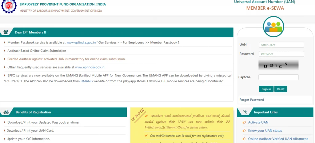 How To Activate And Login To The Epfo Website Using Uan How To Activate And Login To The Epfo Website Using Uan