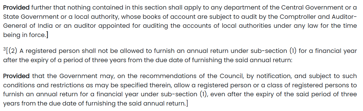 Section 44 of CGST Act