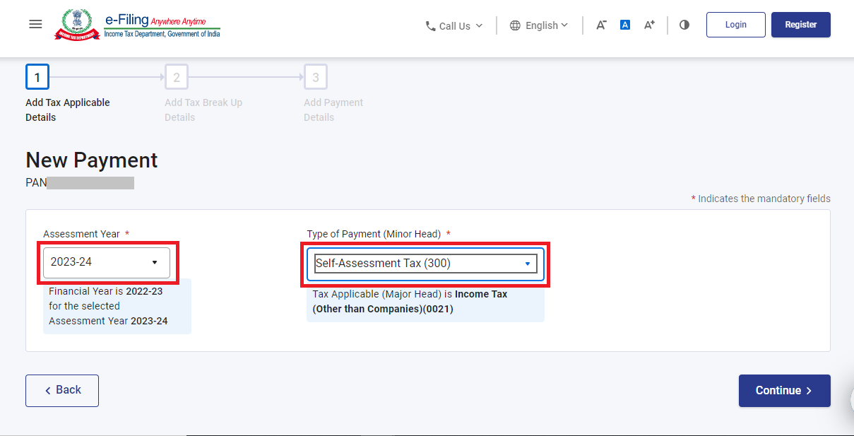 E Pay Income Tax Challan