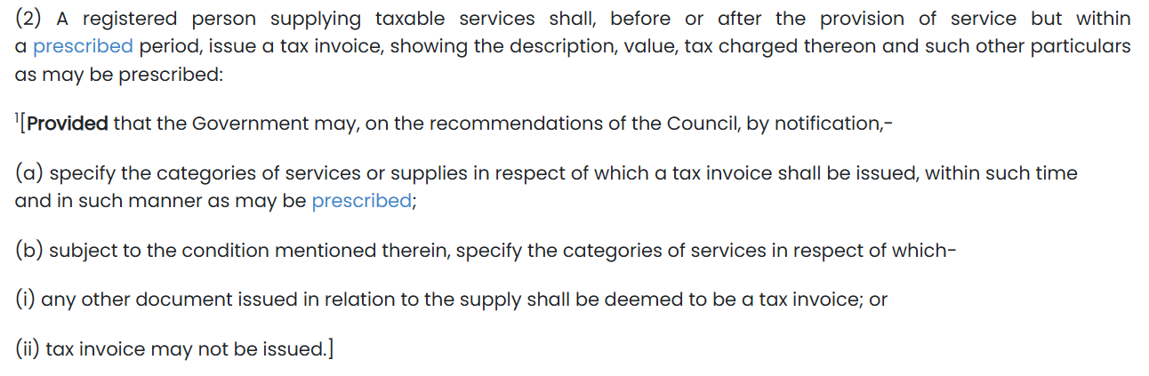 CGST Section 31