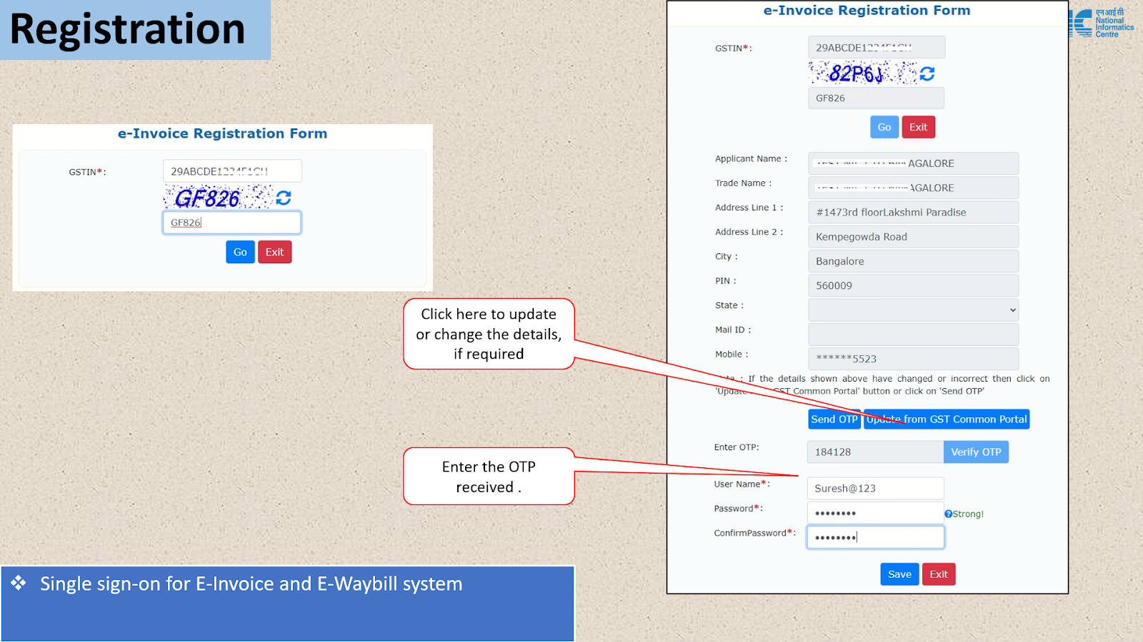 Change Your Mobile Number on the e-Invoicing Portal