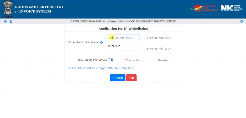 API registration