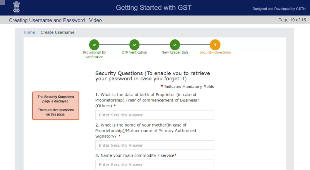 GSTN REG 5