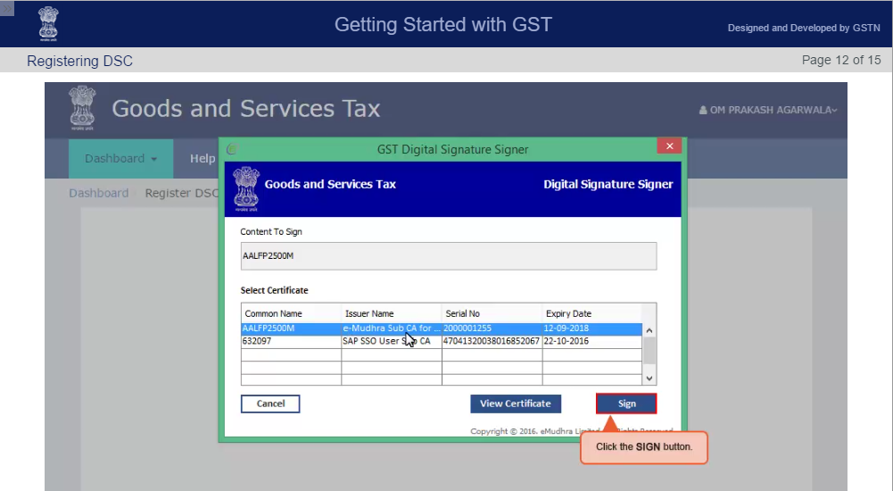 GSTN REG 19