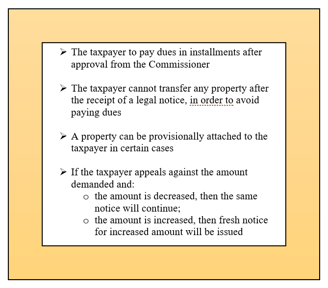 other GST recovery provisions