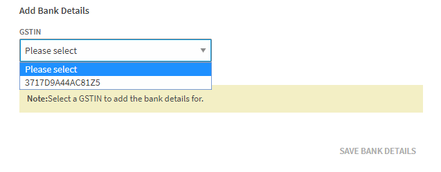ClearTax GST Software- How to Add bank Details in a Sale Invoice