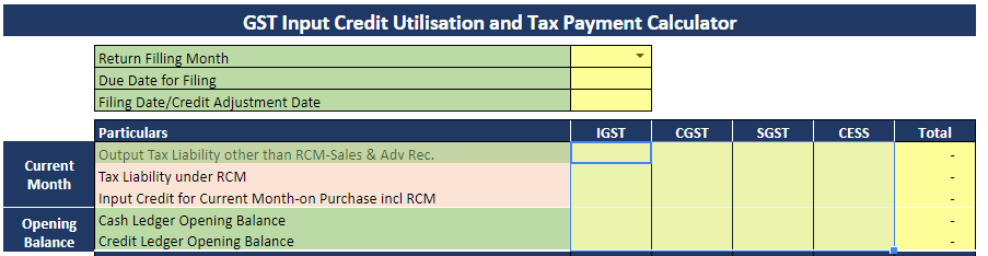 how to calculate gst in excel