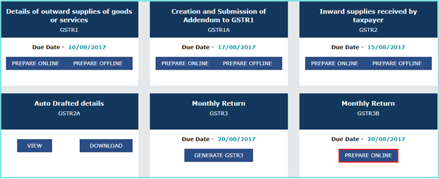 GSTR 3B