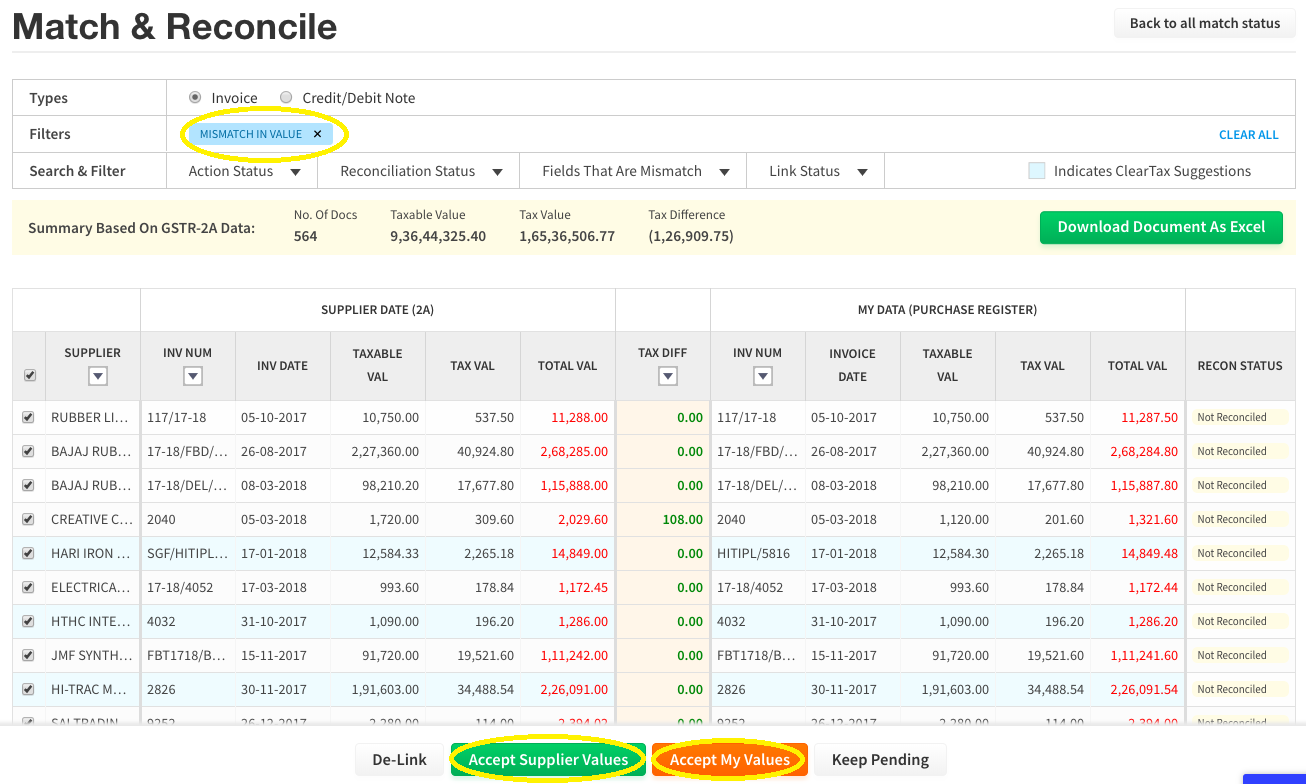 How To Reconcile GST Return GSTR-2A Online