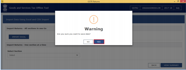import offline