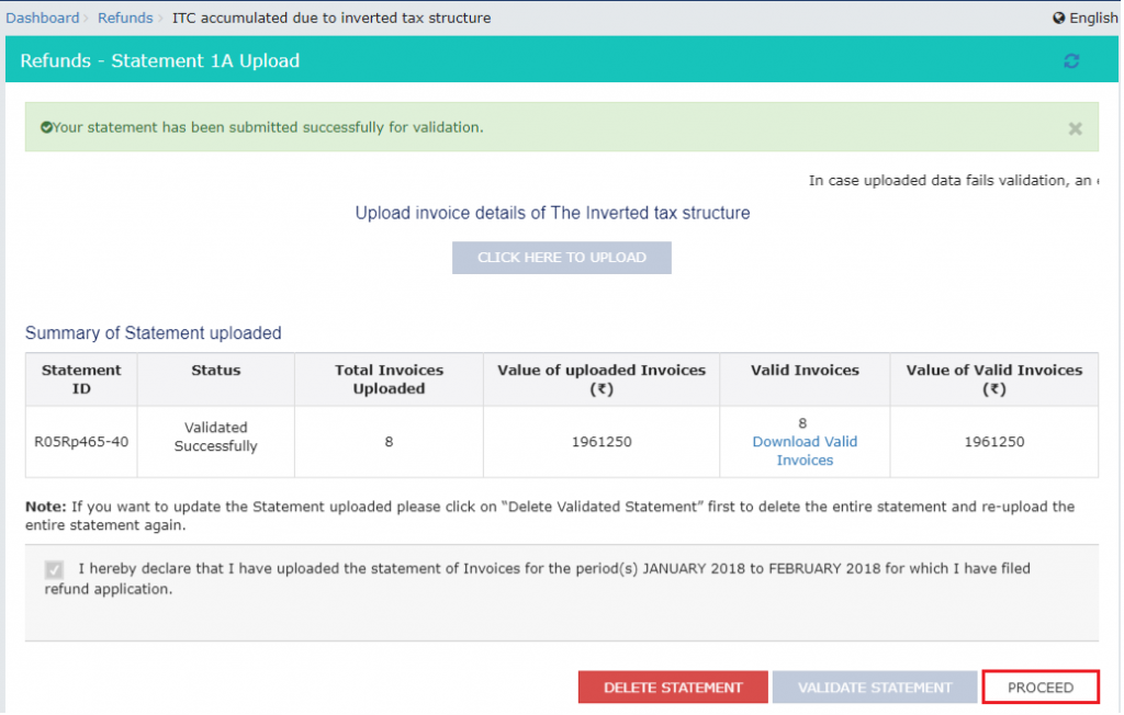 How to Claim Online Refund of ITC Accumulated Due to Inverted Tax Structure