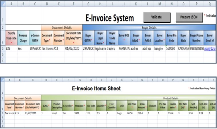 e-Invoice Bulk Generation facility on Invoice Registration Portal (IRP ...