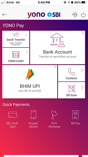 SBI Mobile Login 4