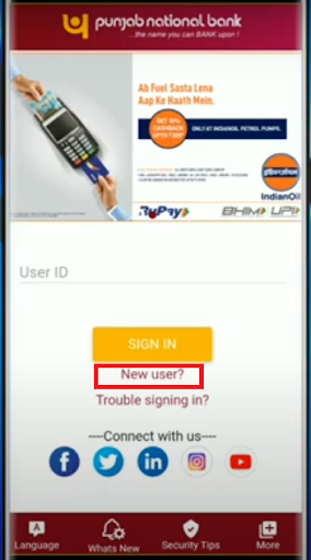 PNB Registration 2