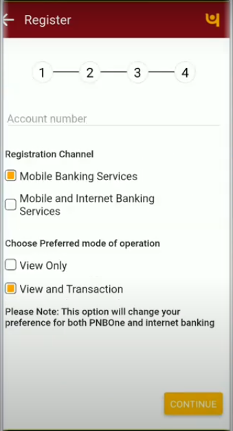 PNB Registration 4