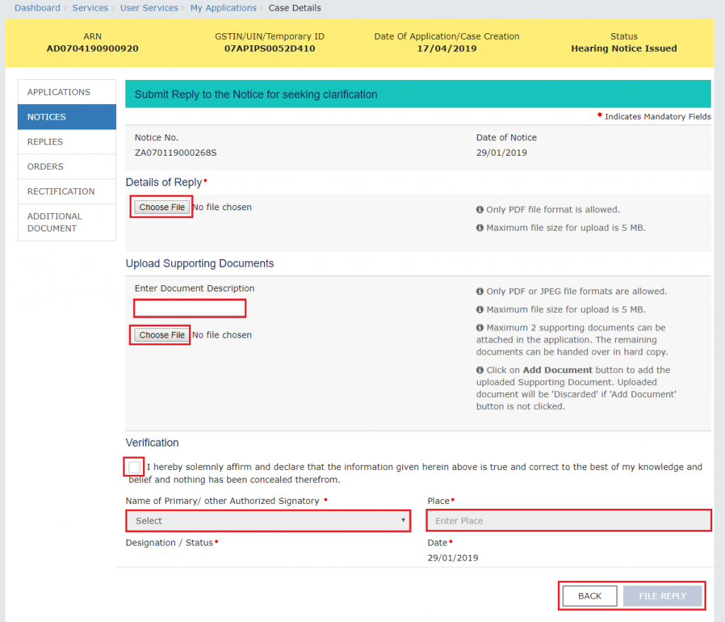 registration order appeal