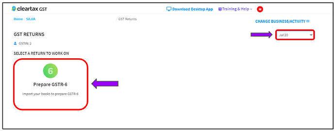 gstr-6 using cleartax
