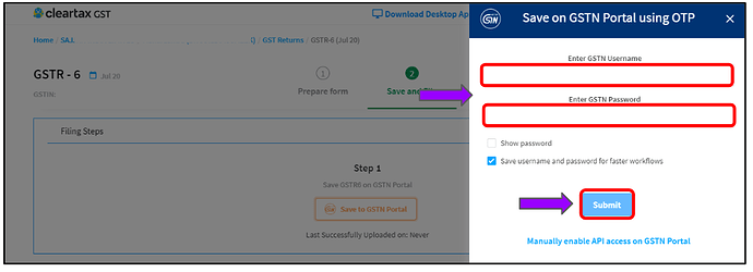 gstr-6 using cleartax