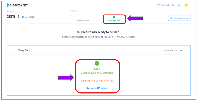 gstr-6 using cleartax