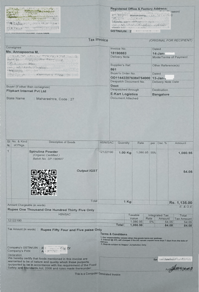 QR Code for B2C Invoices