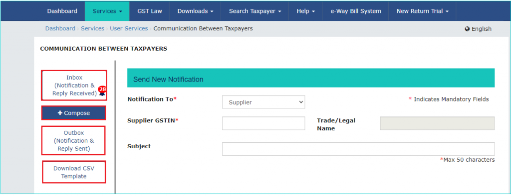 Communication between Taxpayers
