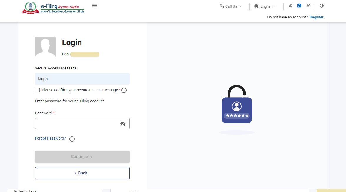 Tax Login IT Department E Filing Portal Login & Registration