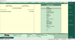 How to enter HSN Code in Tally ERP 9 Release 6
