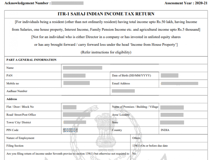 How to Download ITR - V Acknowledgement from the Income Tax Department ...